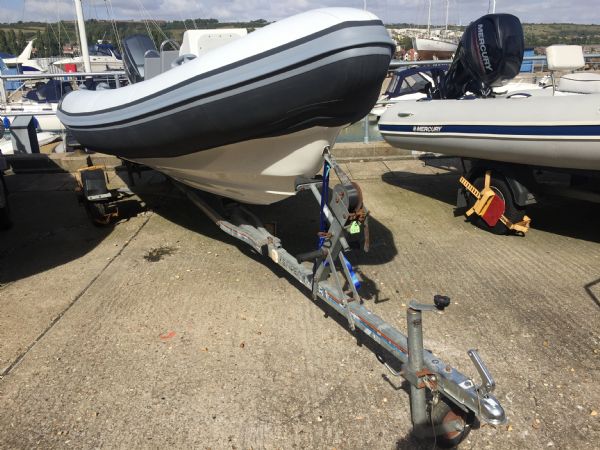 Boat Details – Ribs For Sale - Used Tornado 5.3m RIB with Mariner 75HP Outboard Engine and Trailer