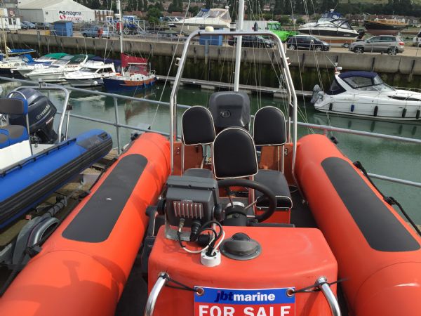 Boat Details – Ribs For Sale - Used XS 5.5m RIB with Mercury Optimax 90HP Outboard Engine and Snipe Roller Trailer