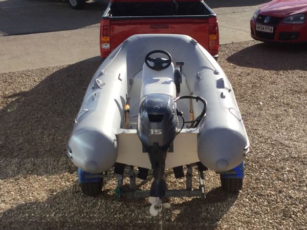 Boat Details – Ribs For Sale - Used Avon 3.15m RIB with Yamaha 15HP Engine and Trailer