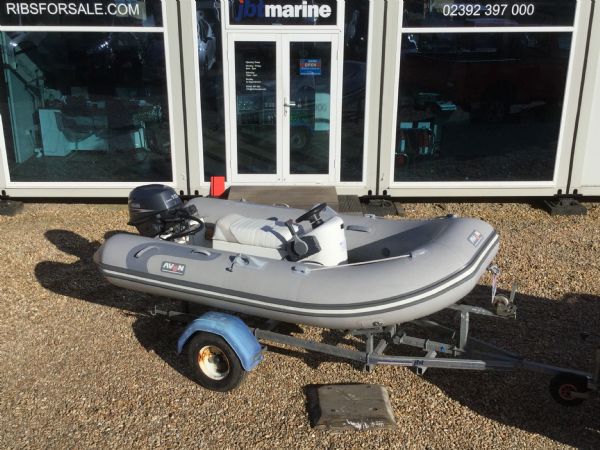 Boat Details – Ribs For Sale - Used Avon 3.15m RIB with Yamaha 15HP Engine and Trailer