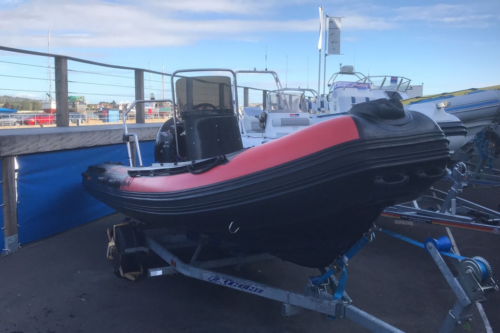 SOLD **** X-Pro Defender 535 RIB with Suzuki 60HP 4 stroke engine ...