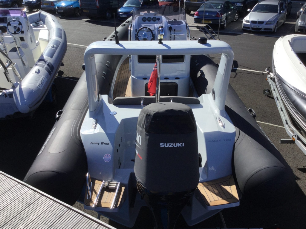 Boat Details – Ribs For Sale - Used BRIG 7.8 RIB with Suzuki DF300 Engine.