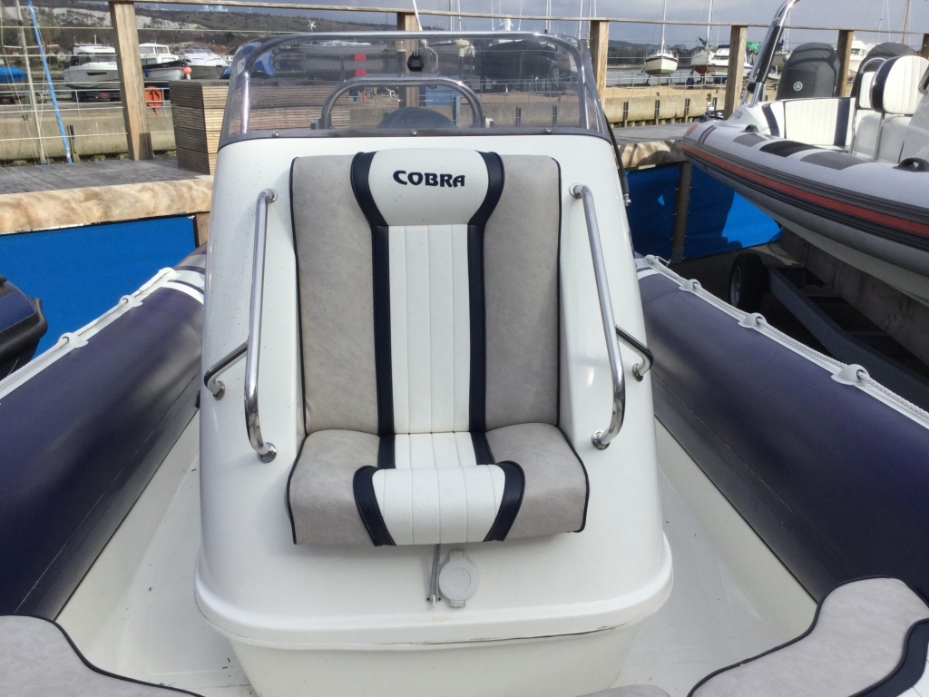 Boat Details – Ribs For Sale - Used Cobra 7.5 RIB with Yamaha F250AETX engine and trailer.