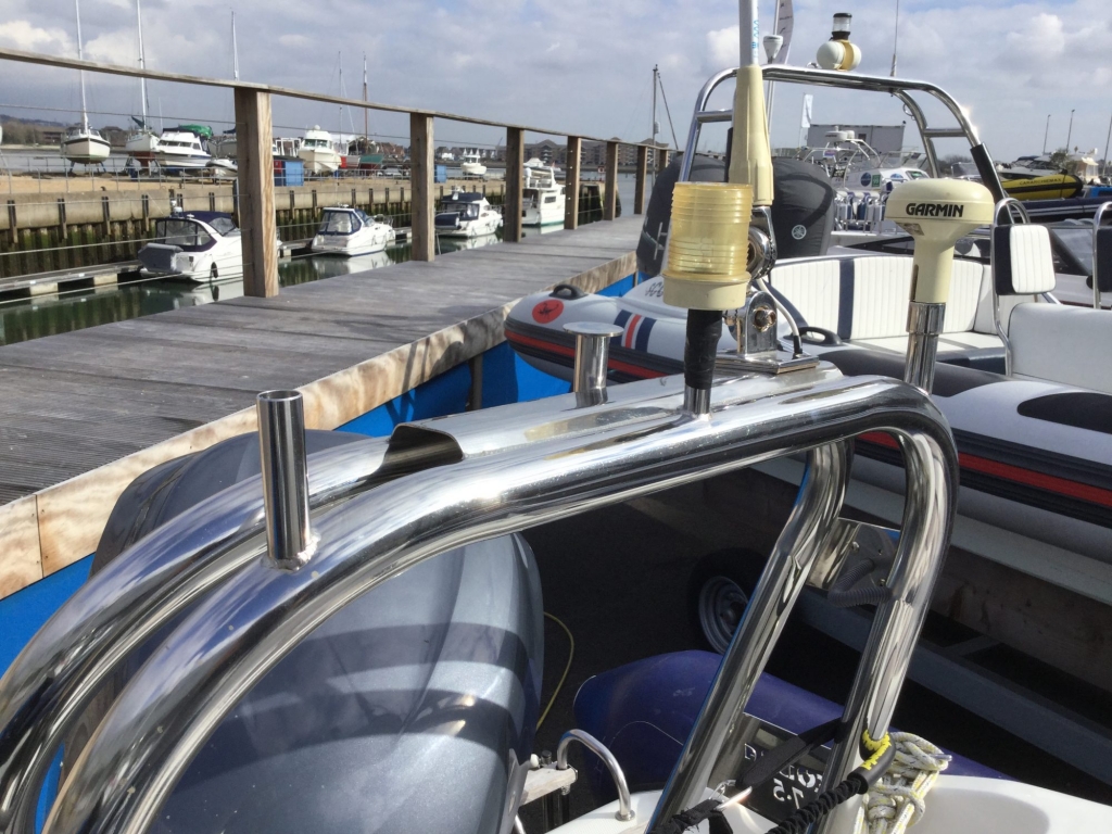 Boat Details – Ribs For Sale - Used Cobra 7.5 RIB with Yamaha F250AETX engine and trailer.