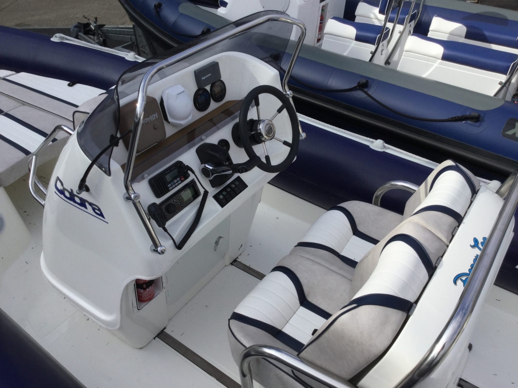 Boat Details – Ribs For Sale - Used Cobra 7.5 RIB with Yamaha F250AETX engine and trailer.