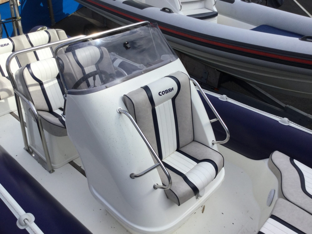 Boat Details – Ribs For Sale - Used Cobra 7.5 RIB with Yamaha F250AETX engine and trailer.