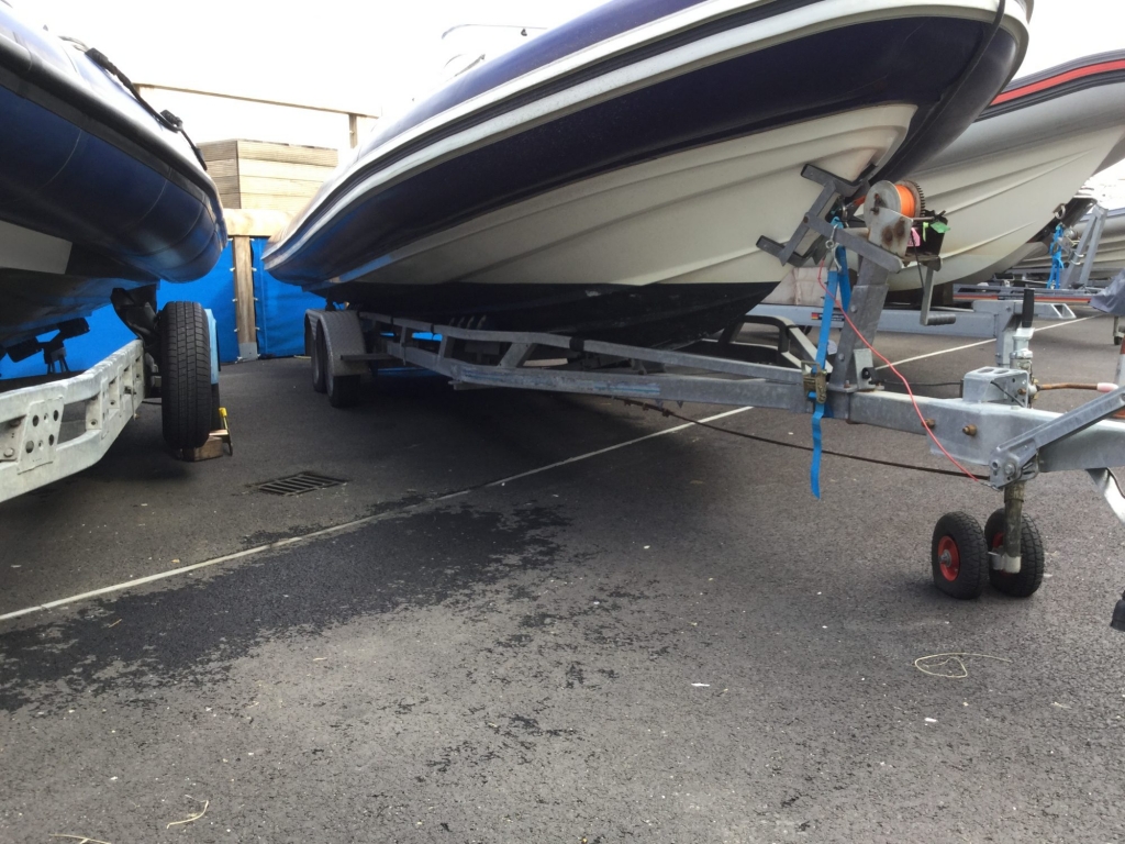 Boat Details – Ribs For Sale - Used Cobra 7.5 RIB with Yamaha F250AETX engine and trailer.