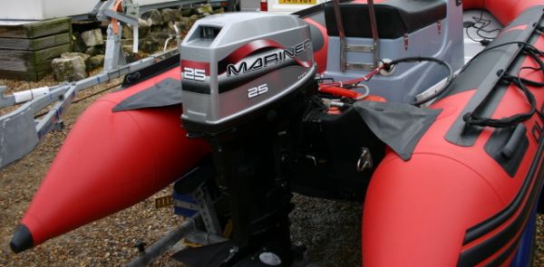 Boat Details – Ribs For Sale - Used Quicksilver 3.8m XSHD RIB with Mariner 25HP Engine