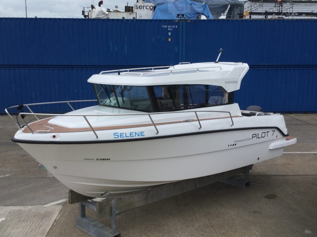 Boat Details – Ribs For Sale - Used Finnmaster Pilot 7 Weekend with Yamaha F150HP Outboard Engine - BCT