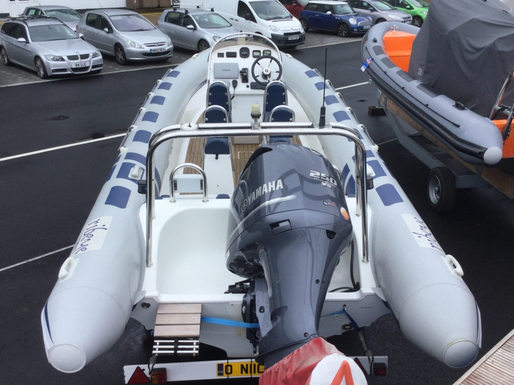 Boat Details – Ribs For Sale - Used Ribeye 785S RIB with Yamaha F250HP Engine and Trailer