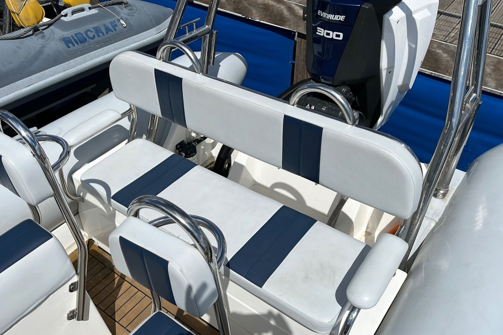 Boat Details – Ribs For Sale - 2008 Ballistic 7.8 RIB Evinrude ETEC Gen2 300 V6 (2016) Extreme Twin Axle Trailer