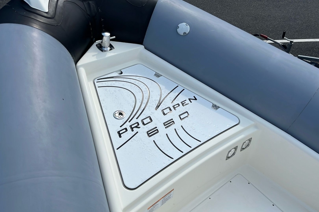 Boat Details – Ribs For Sale - 2011 (Commissioned 2016) Zodiac RIB PRO Open 650 Mercury F115 CT (Command Thrust) Indespension Roller trailer