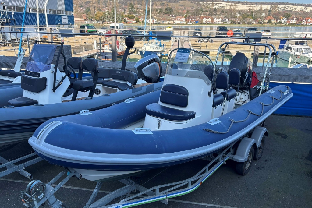 New & Second Hand RIBs & Engines for sale - 2007 Ribcraft RIB 6.5 Suzuki DF175 Rapide twin axle roller trailer